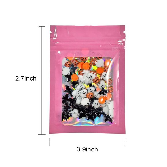 75Pcs Halloween Nail Charms Bat Pumpkin Ghost Nail Charms 3D Resin Black Nail Ch - Picture 7 of 7